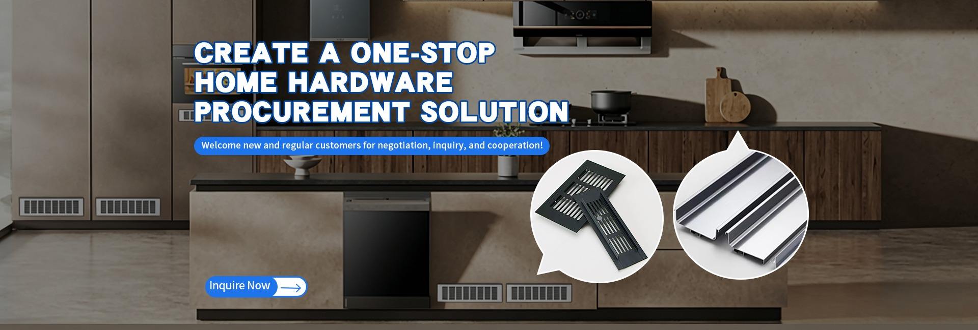 LIKA METAL ventilation grilles and furniture hardware