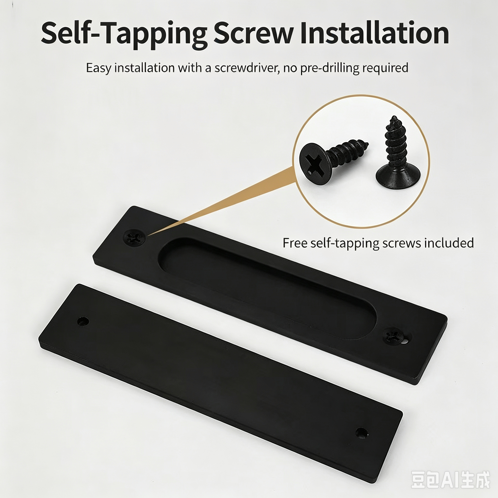 Aluminum Alloy Adjustable Invisible Embedded Handle for Kitchen Bedroom Bathroom Living Room Drawers & Cabinet Doors